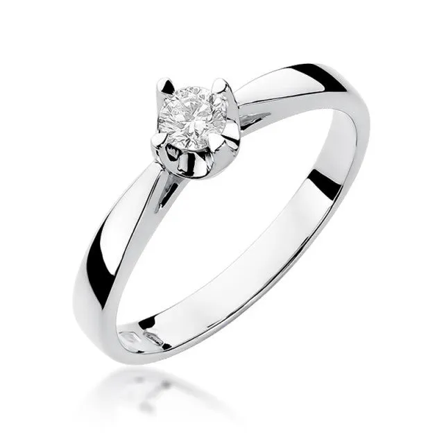 Inel Aur cu Diamant Florenza 4 Inel Aur cu Diamant Florenza - imagine 4