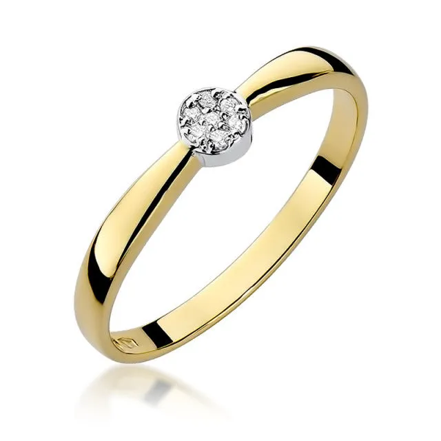 Inel Aur cu Diamant Gioia 1 Inel Aur cu Diamant Gioia