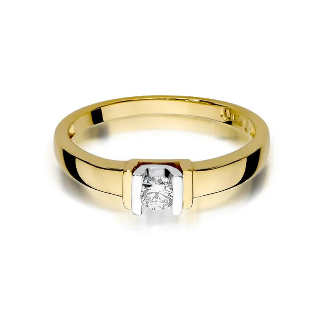 Inel Aur cu Diamant Graziella 2 Inel Aur cu Diamant Graziella - imagine 2