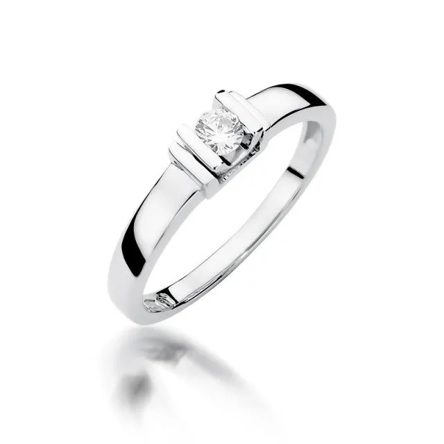 Inel Aur cu Diamant Graziella 4 Inel Aur cu Diamant Graziella - imagine 4