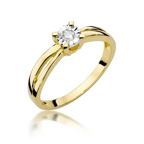 Inel Aur cu Diamant Heloise