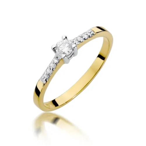 Inel Aur cu Diamant Isolde