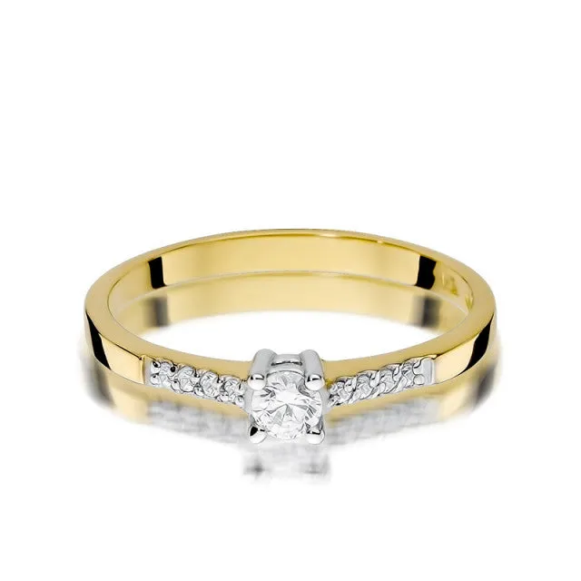 Inel Aur cu Diamant Isolde 2 Inel Aur cu Diamant Isolde - imagine 2