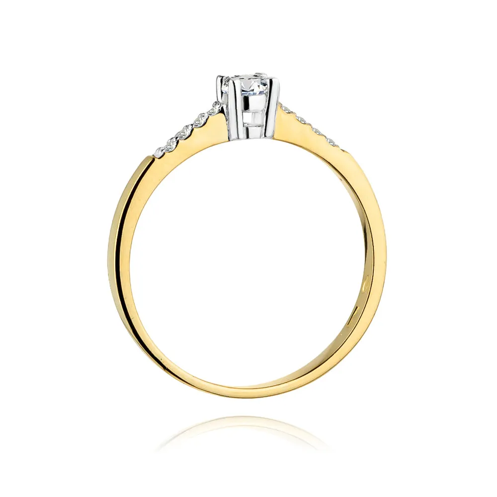Inel Aur cu Diamant Isolde 3 Inel Aur cu Diamant Isolde - imagine 3