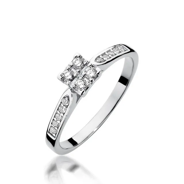 Inel Aur cu Diamant Laurence 4 Inel Aur cu Diamant Laurence - imagine 4