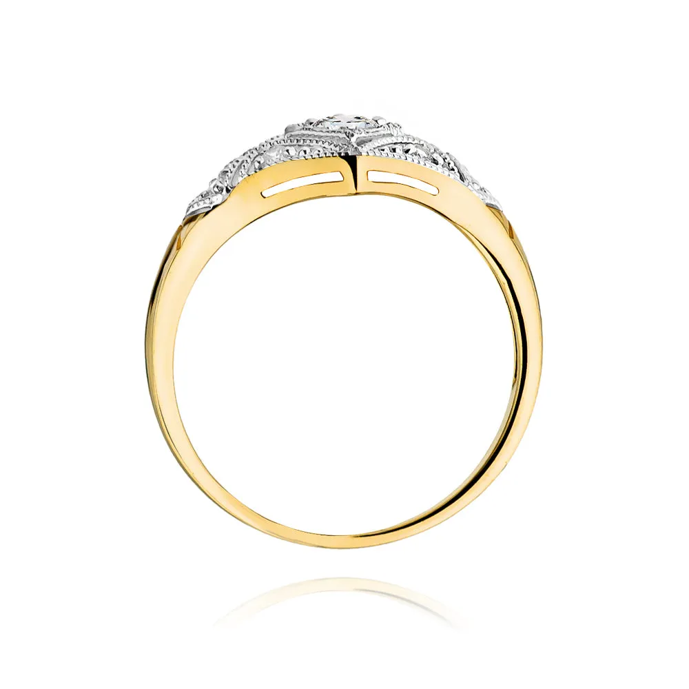 Inel Aur cu Diamant Leonora 3 Inel Aur cu Diamant Leonora - imagine 3