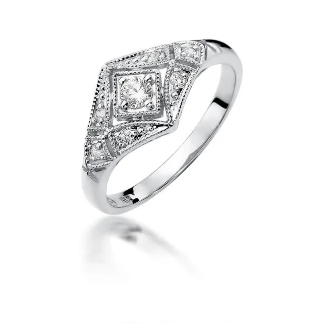 Inel Aur cu Diamant Leonora 4 Inel Aur cu Diamant Leonora - imagine 4