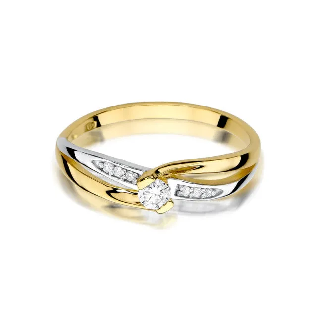 Inel Aur cu Diamant Lidia 2 Inel Aur cu Diamant Lidia - imagine 2