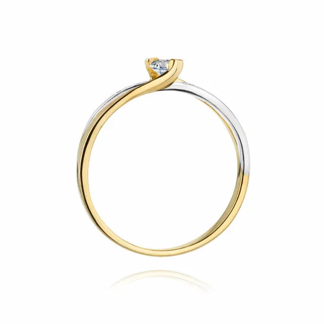 Inel Aur cu Diamant Lidia 3 Inel Aur cu Diamant Lidia - imagine 3