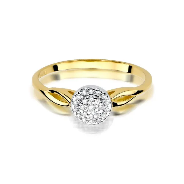 Inel Aur cu Diamant Lillian 2 Inel Aur cu Diamant Lillian - imagine 2