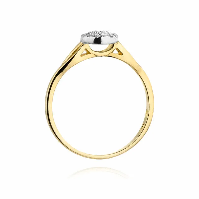 Inel Aur cu Diamant Lillian 3 Inel Aur cu Diamant Lillian - imagine 3