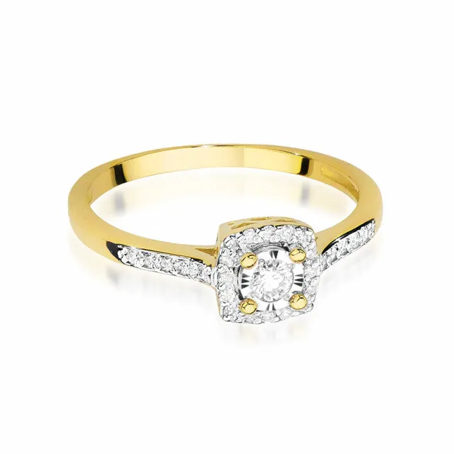 Inel Aur cu Diamant Madeleine 4 Inel Aur cu Diamant Madeleine - imagine 4