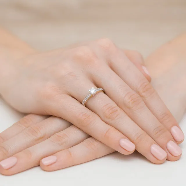 Inel Aur cu Diamante Teodora 6 Inel Aur cu Diamante Teodora - imagine 6