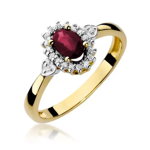 Inel Aur cu Rubin Scarlet Passion