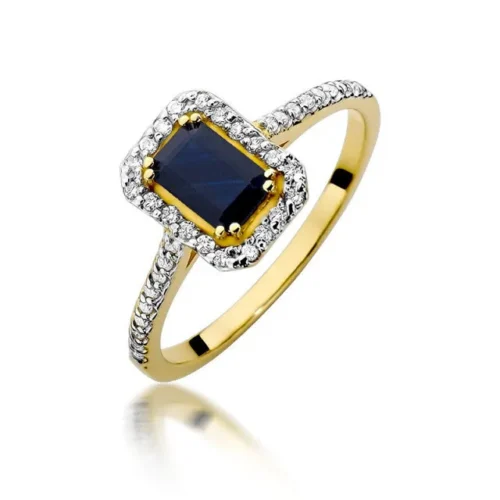 Inel Aur cu Safir Radiance