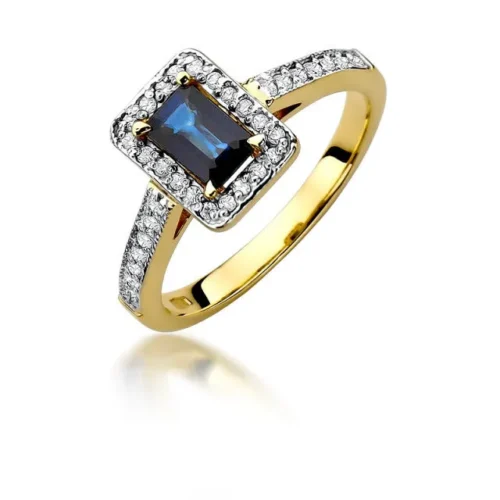 Inel Aur cu Safir Royal Night