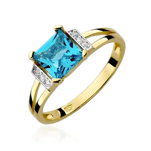 Inel Aur cu Topaz Thérèse
