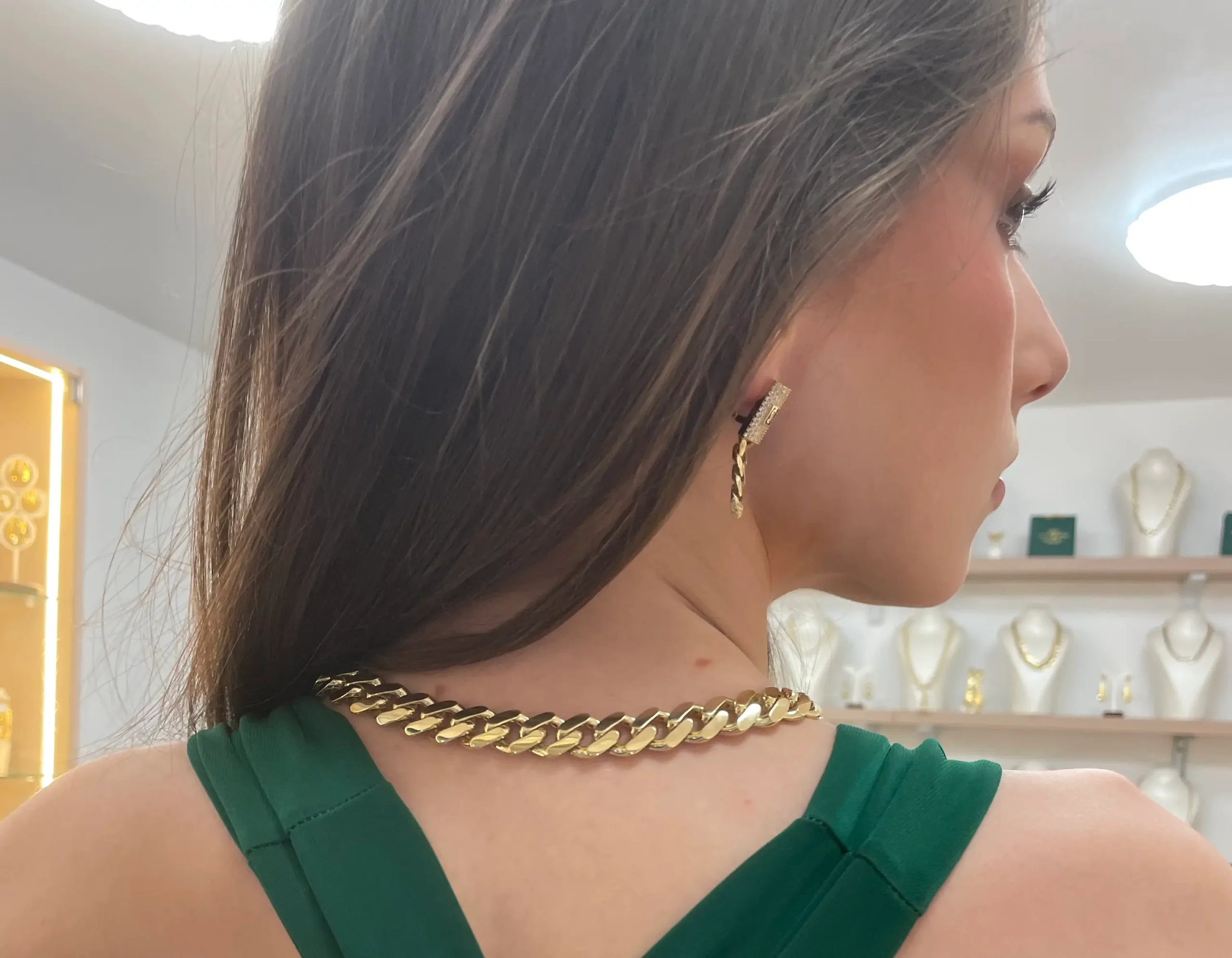 Bijuterii Monaco Chain 14k , originale