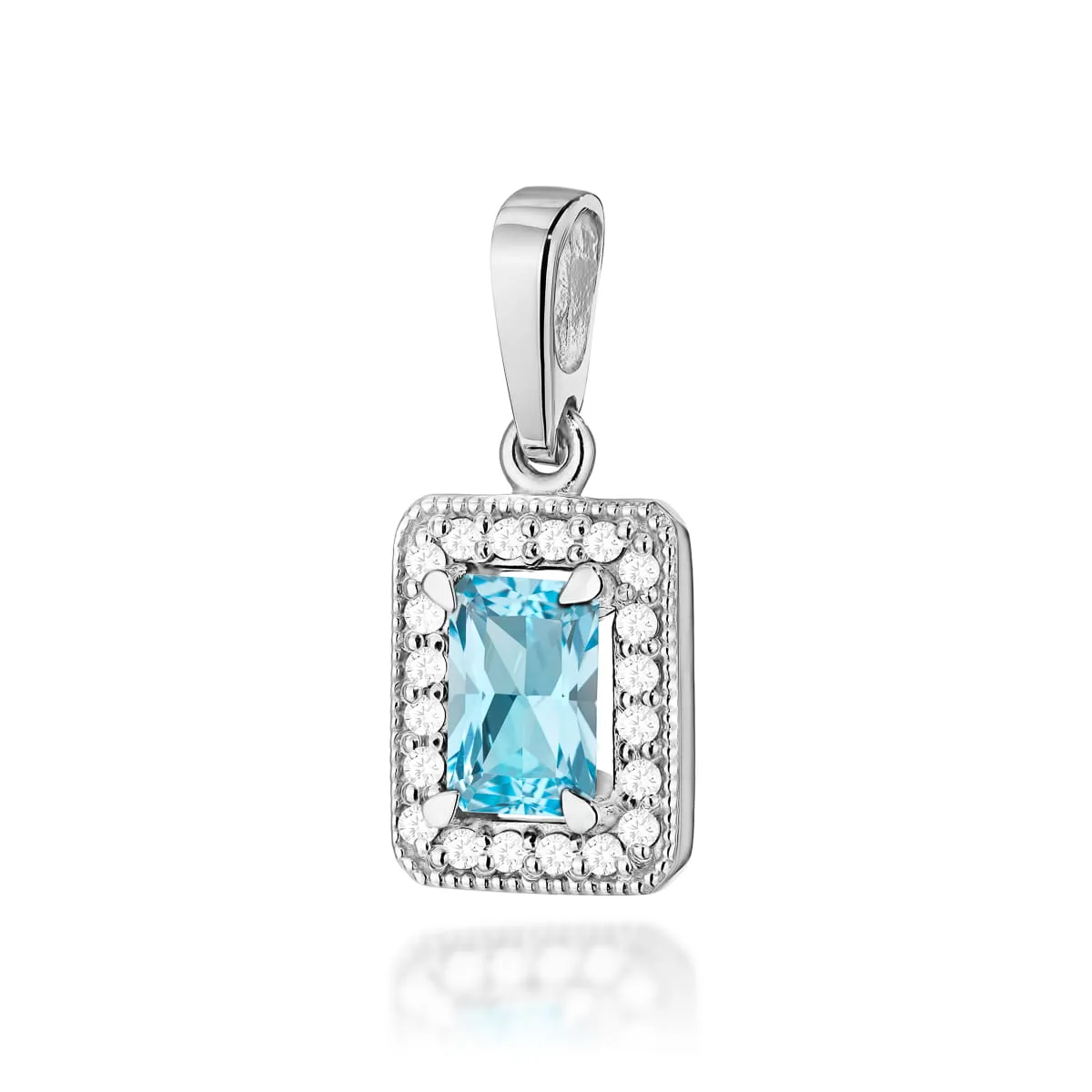 Pandantiv Aur cu Topaz si Diamante Honey Glow 2 Pandantiv Aur cu Topaz si Diamante Honey Glow - imagine 2