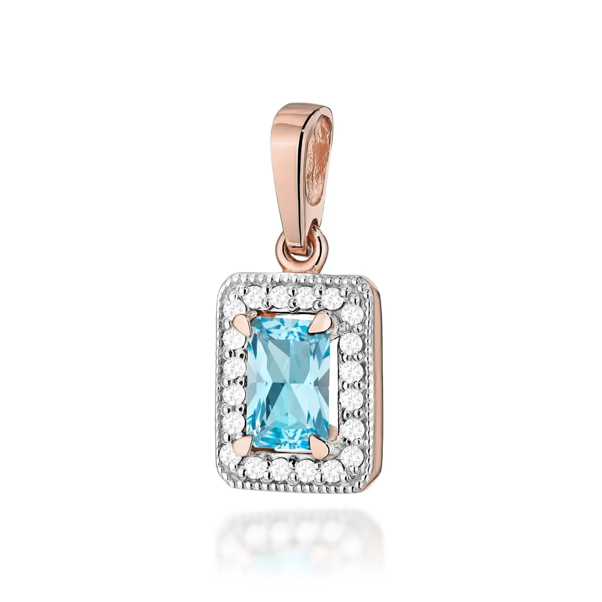 Pandantiv Aur cu Topaz si Diamante Honey Glow 4 Pandantiv Aur cu Topaz si Diamante Honey Glow - imagine 4